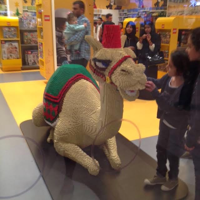 A Canadian in Abu Dhabi, UAE Snap caption The best thing about Yas Mall is this camel made out