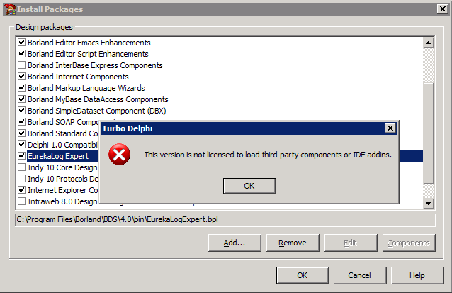 Delphi Xe File Not Found