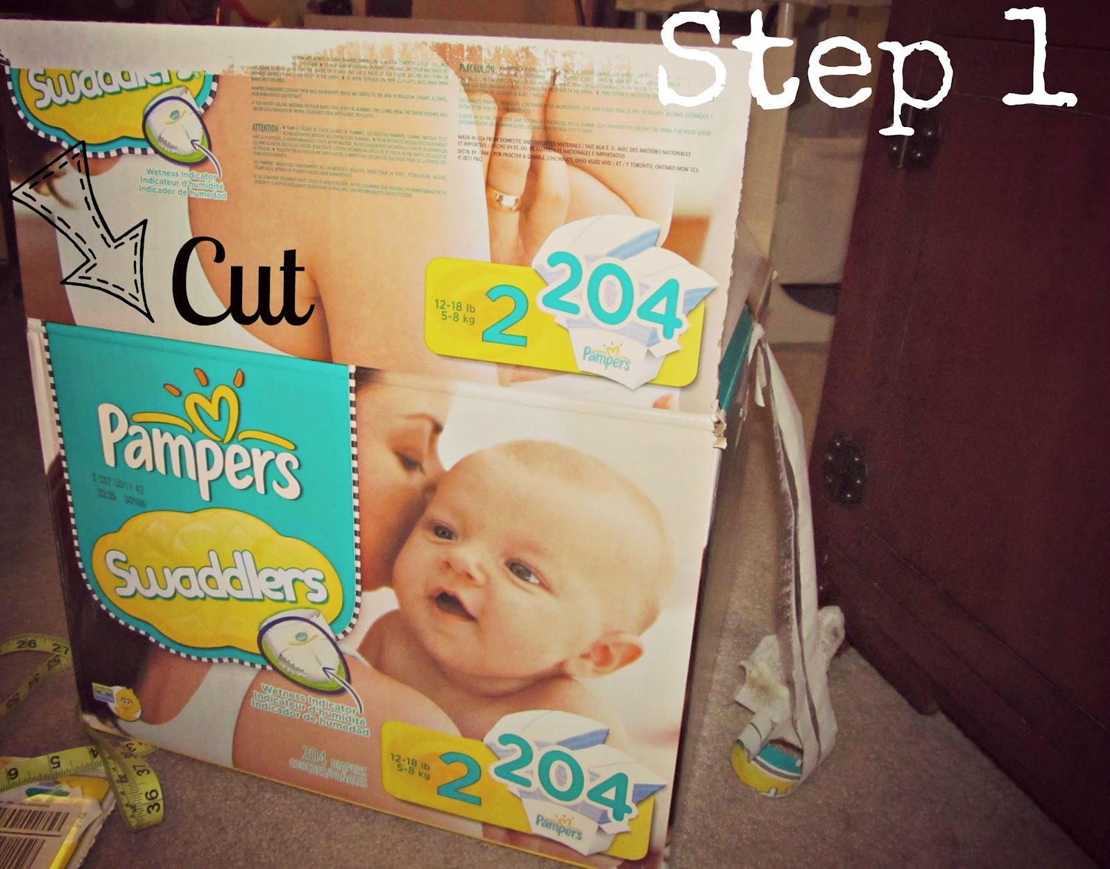 Little Mudpies Fabric Covered Diaper Box