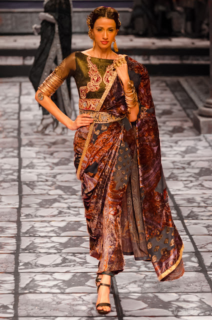 Suneet Varma India Bridal Fashion Week 2013 The Golden Bracelet