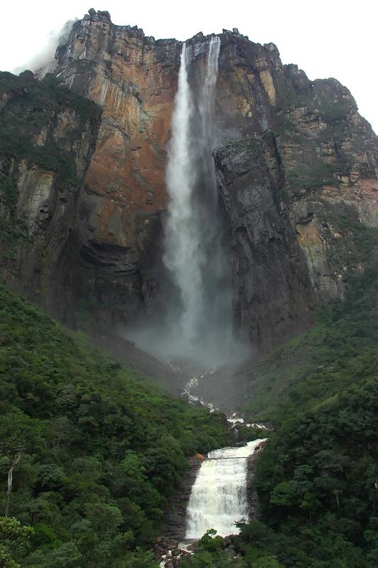 What continent is angel falls in picture