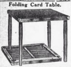 Folding Card Table