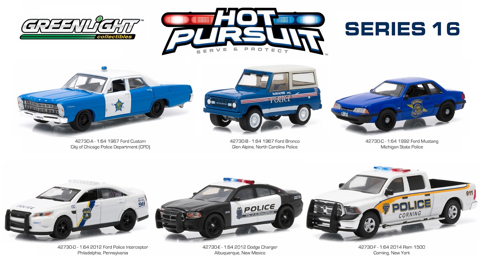 Diecast Hobbist Greenlight Hot Pursuit Series 16