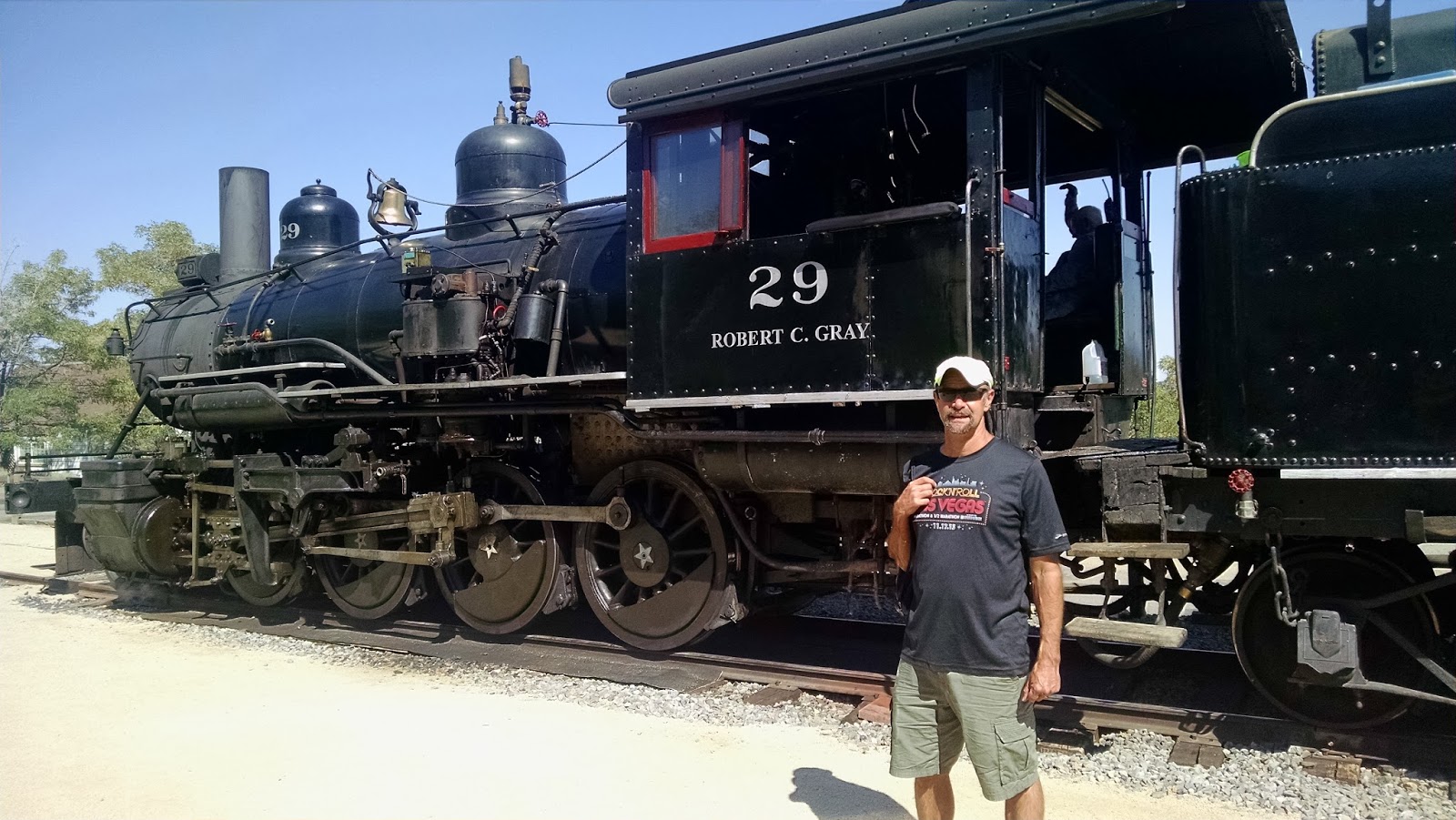 Running on Eddie Virginia City Nevada Railroad Ride (Virginia
