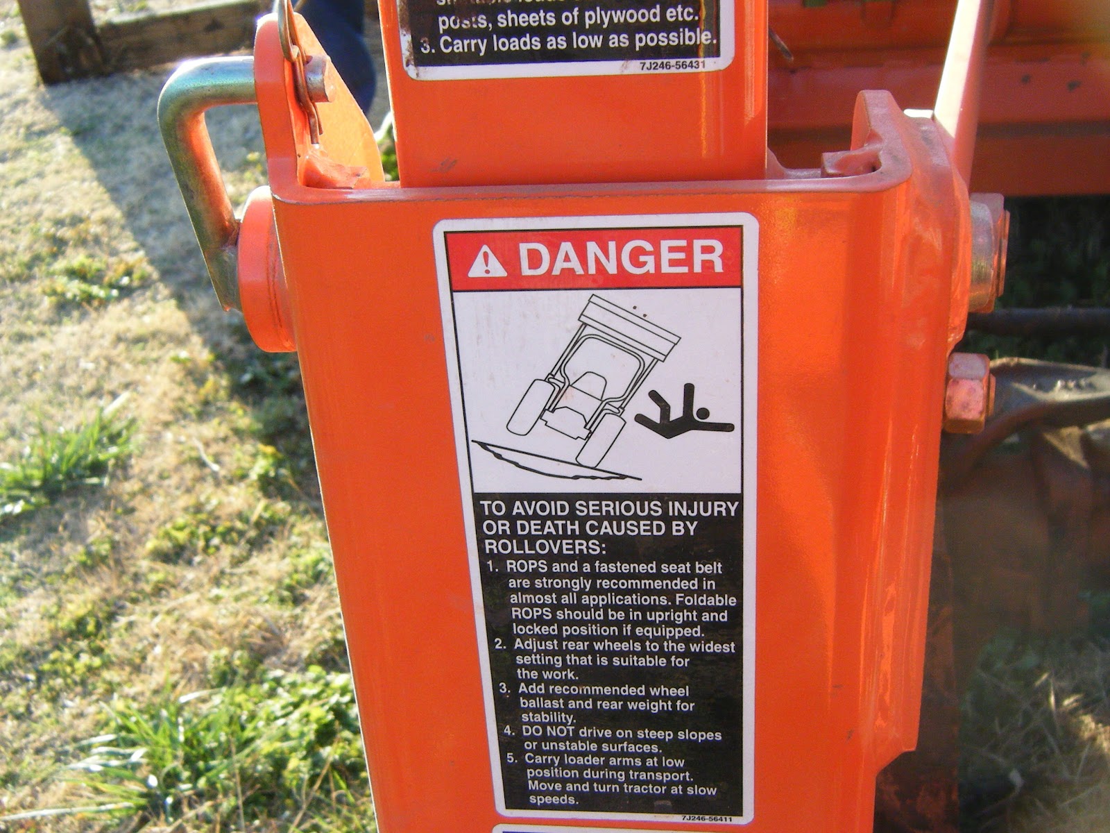 Tractor Warning Signs