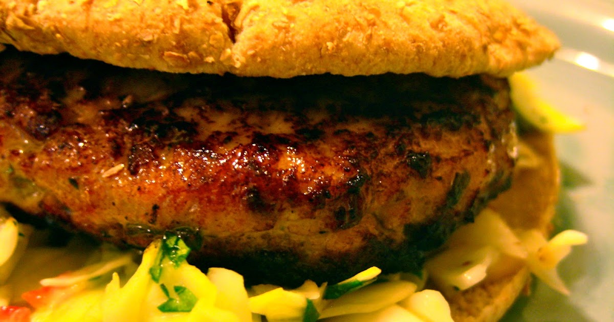 Dianne Creates MahiMahi Burger with Asian Slaw