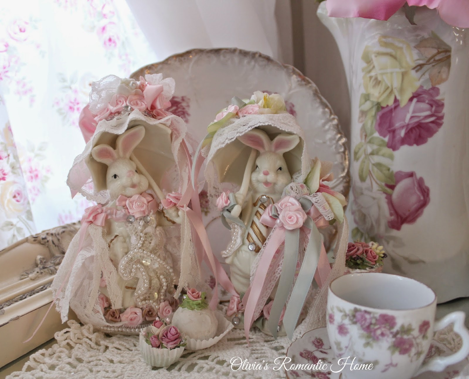 Olivia's Romantic Home Bunny Tea Party