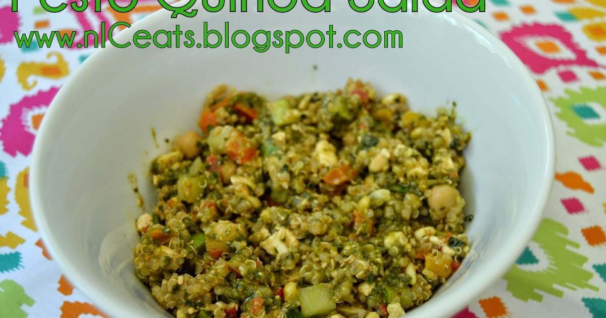 nICeats Pesto Quinoa Salad
