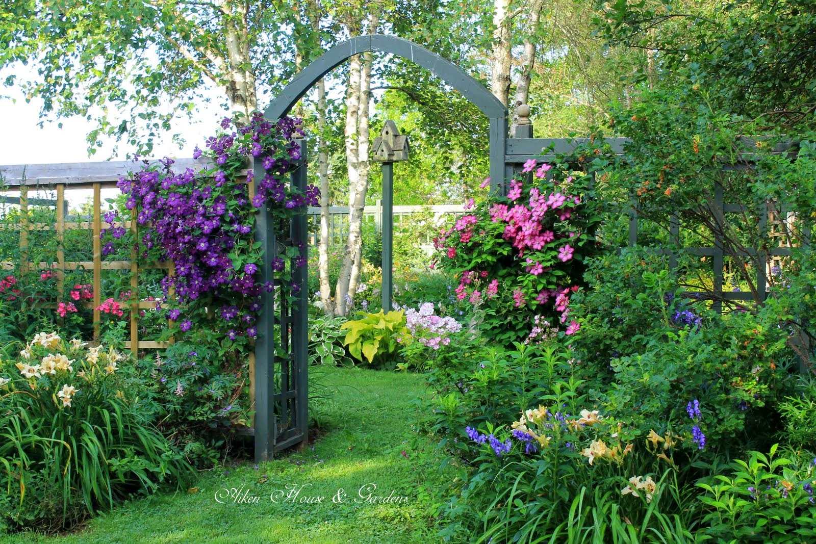 Aiken House & Gardens: Garden Arbors