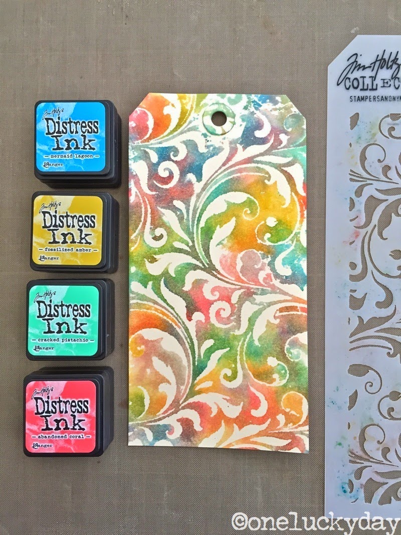 Mini Distress Ink - Rainbow Pack