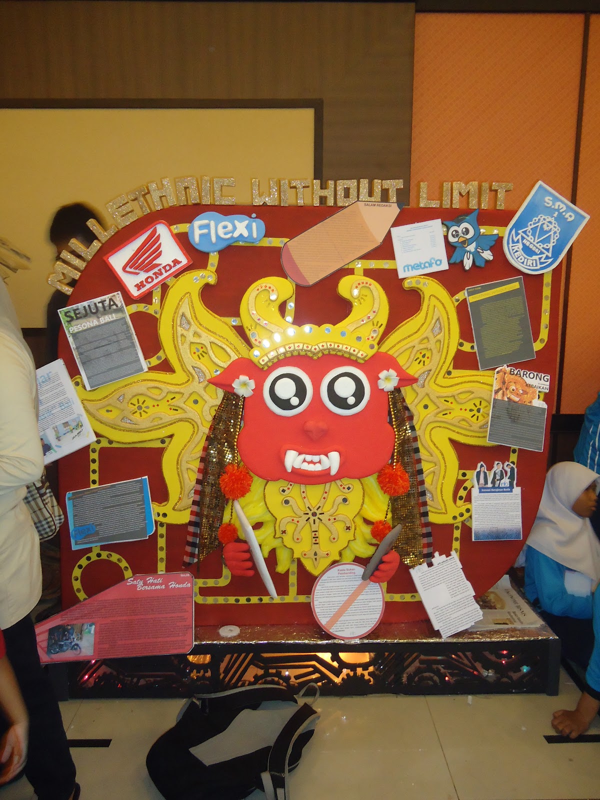 RIU is ME Hasil Karya Mading 3 Dimensi SeKarisidenan Kediri