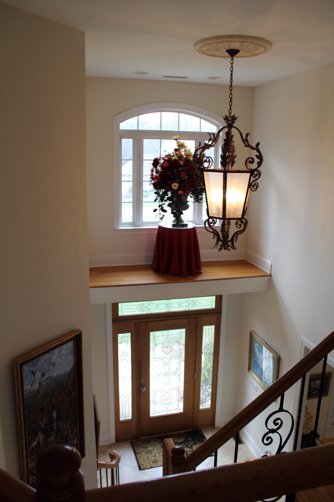 Sewanee, Tennessee Home For Sale Foyer and Stairway To The Top Floor