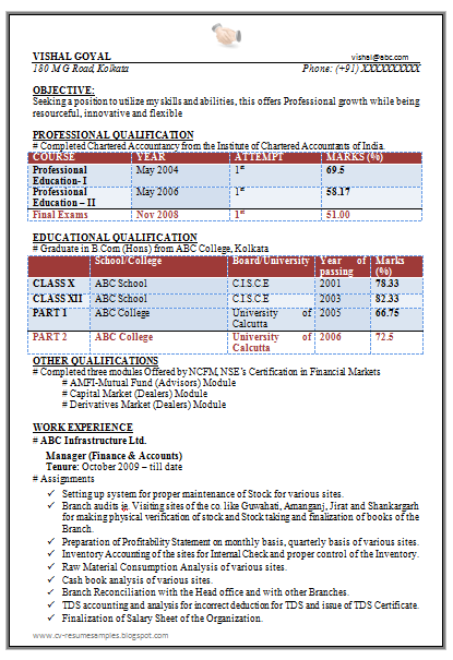 professional resume format for experienced accountant 10000 cv and resume sles with free professional resume format for experienced accountant 10000 cv and resume sles with free
