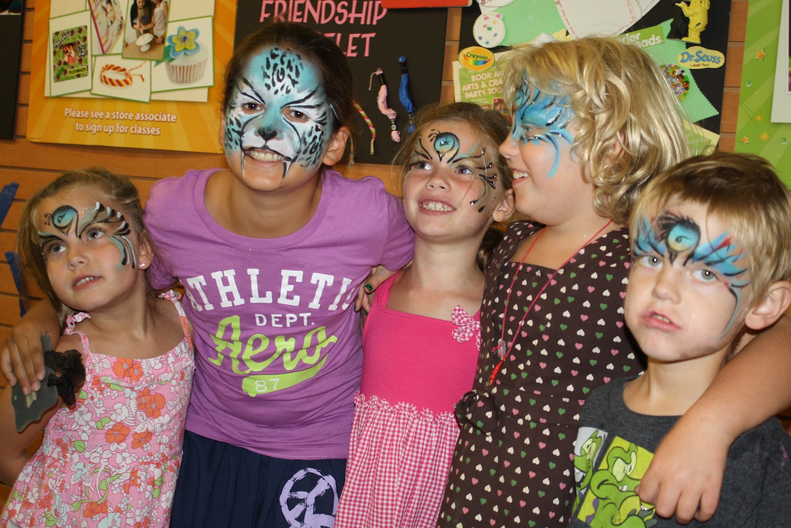 Monsters & Mermaids Face Painting Camp Hill, PA face painting birthday