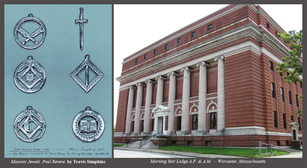 Travis Simpkins Masonic Jewels by Paul Revere. Morning Star Lodge
