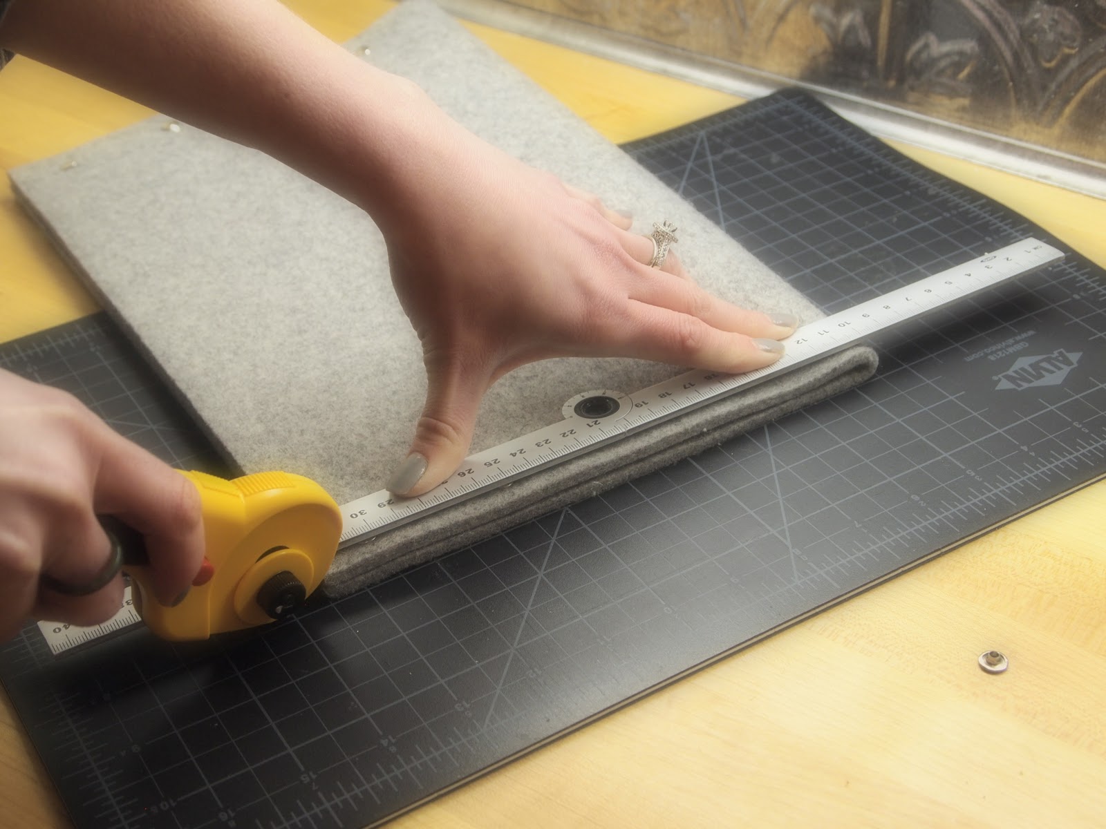 Enchanted Mountain How to make a felt laptop sleeve