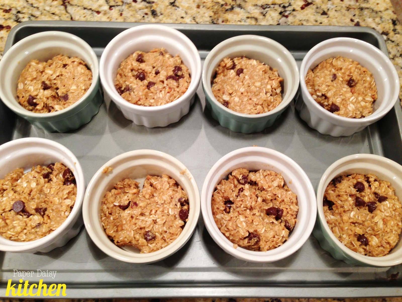 PaperDaisyKitchen Deep Dish Oatmeal Chocolate Chip ala Mode