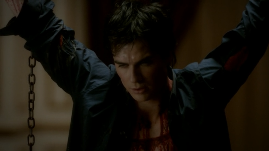 From Paris With Love Ian+Somerhalder+as+Damon+Salvatore+tortured+on+The+Vampire+Diaries+S03E18+The+Murder+of+One+13