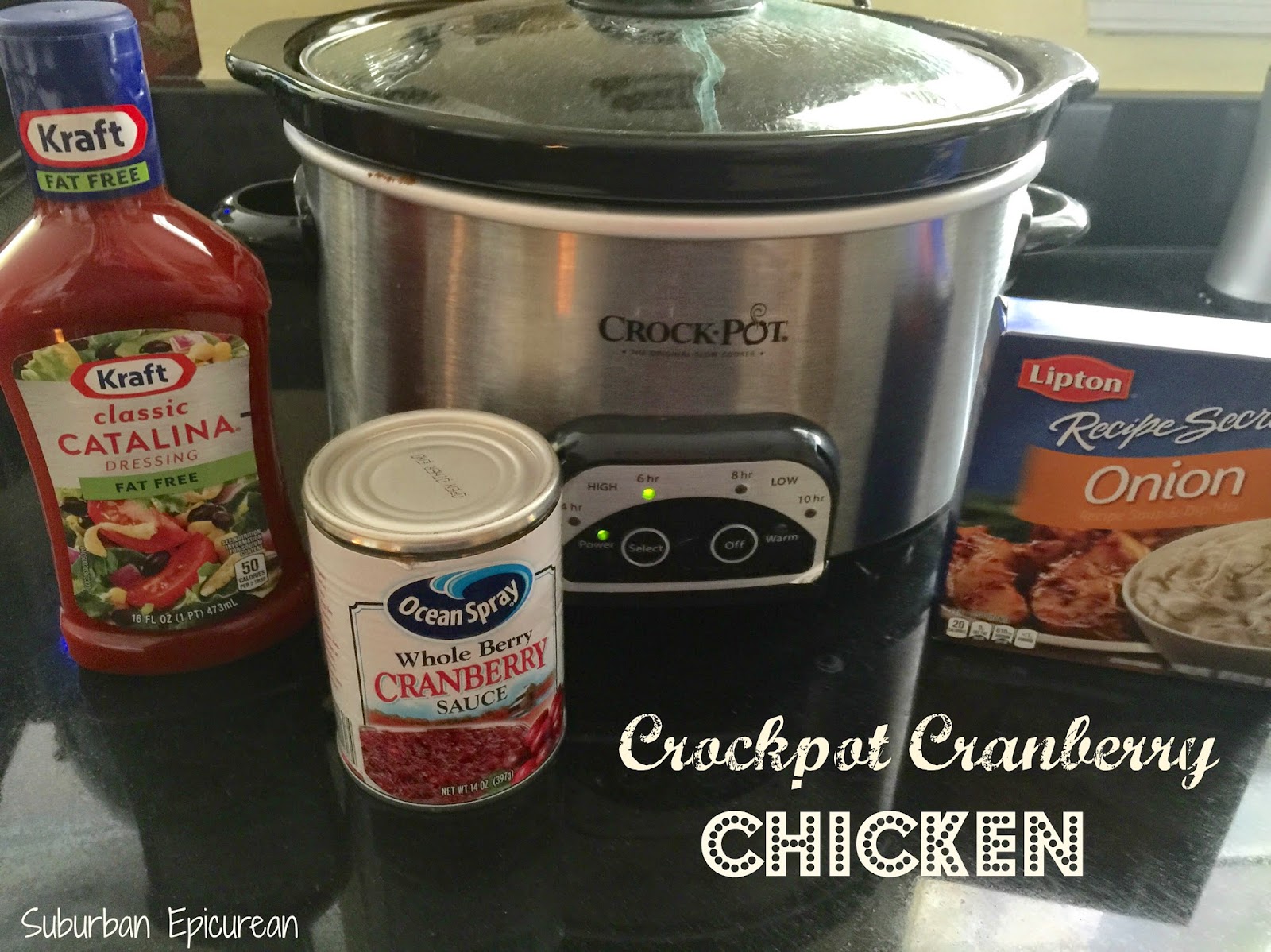 Suburban Epicurean Crockpot Cranberry Chicken