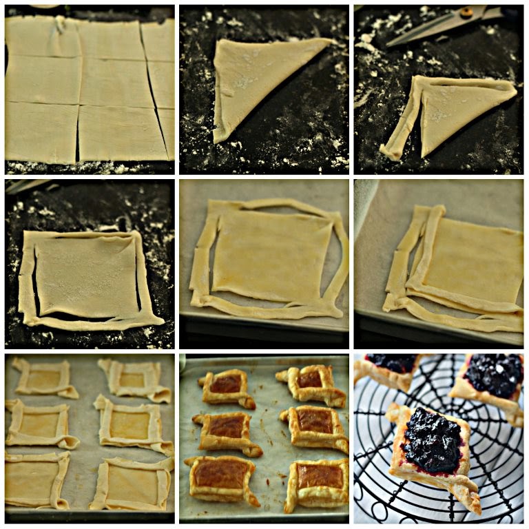 Nasi Lemak Lover Puff Pastry with Homemade Blueberries jam 蓝莓果醬酥