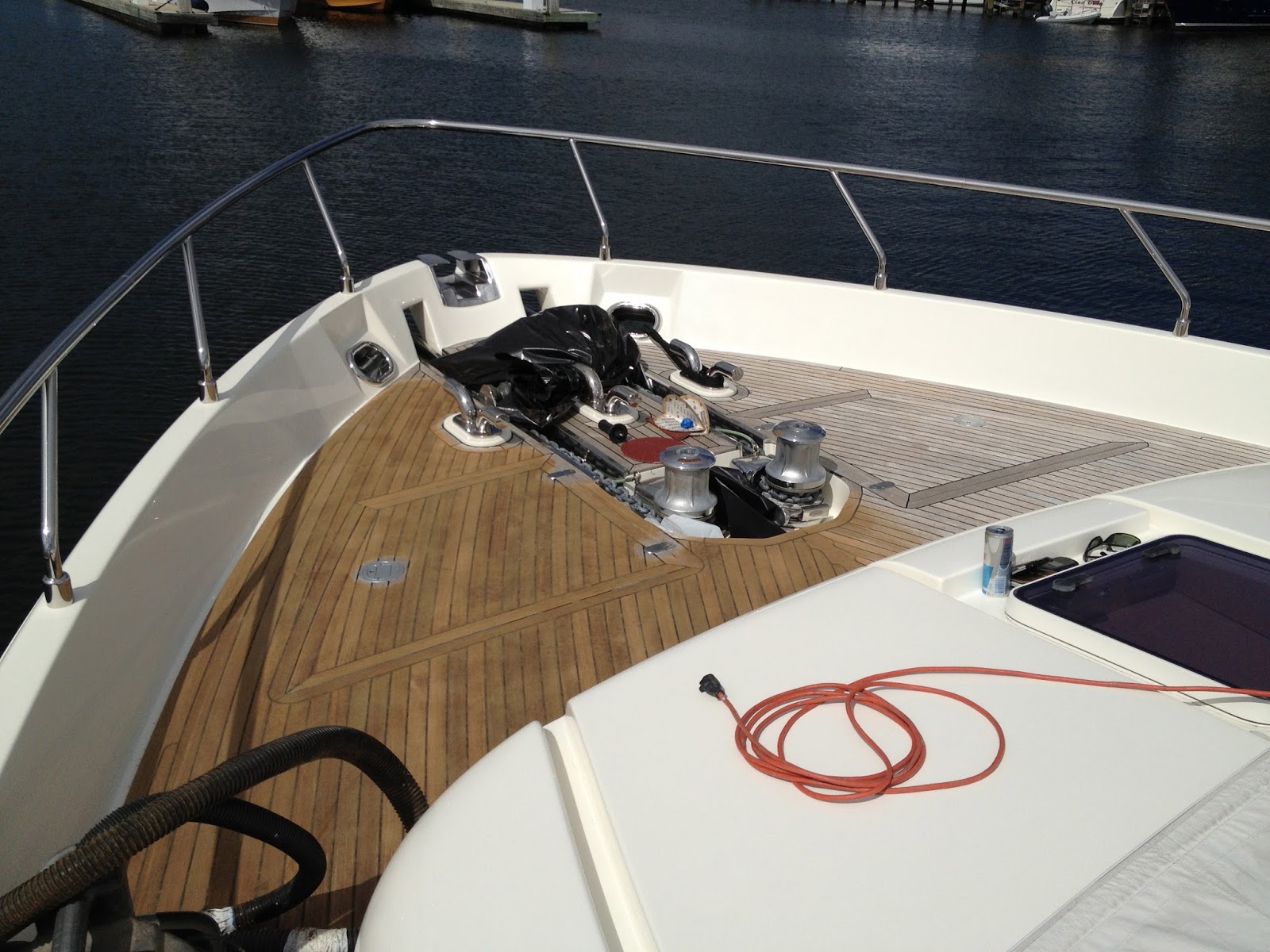 How to sand a teak deck How to Sand and Repair Teak Decking