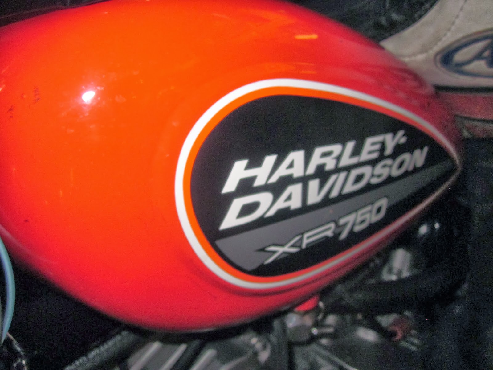 OldMotoDude Harley Davidson XR750 on display at the World of