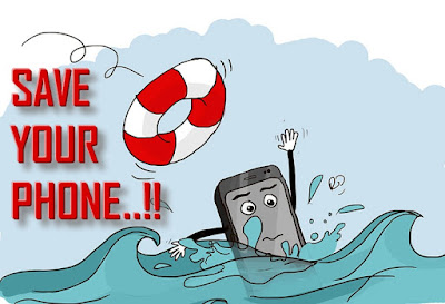 How to save smart phone if dropped in water