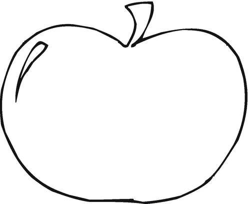 Big Apple Coloring Page