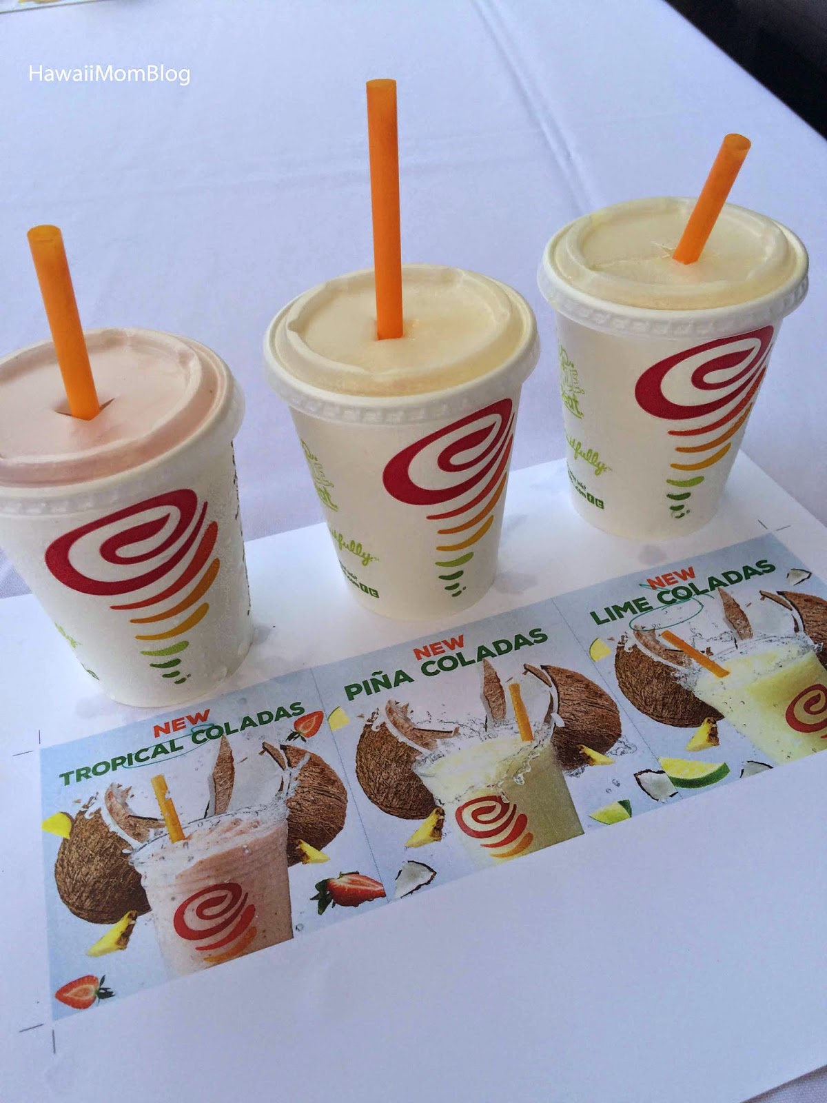 Hawaii Mom Blog Coladas Fruit Refreshers Now Available at Jamba Juice