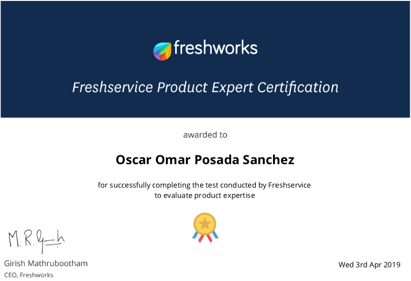 ITSM FreshService Product Expert