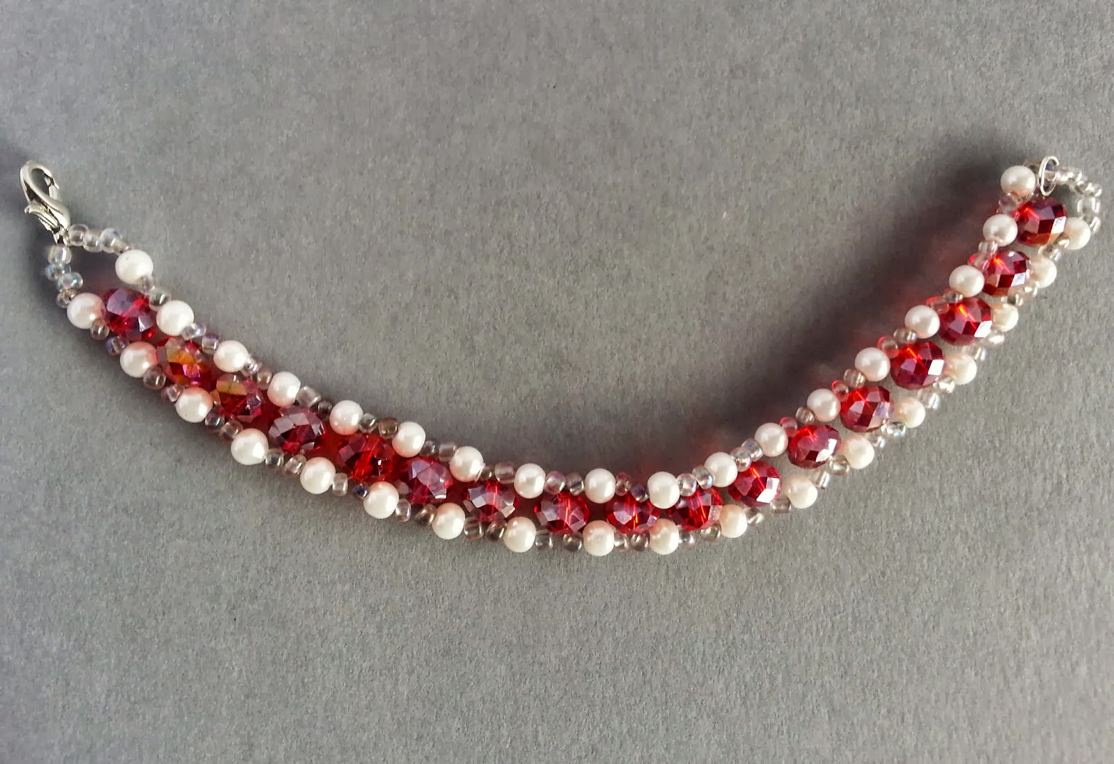 Michelle's Handcrafting Blog Diagonal Stitch Bracelet