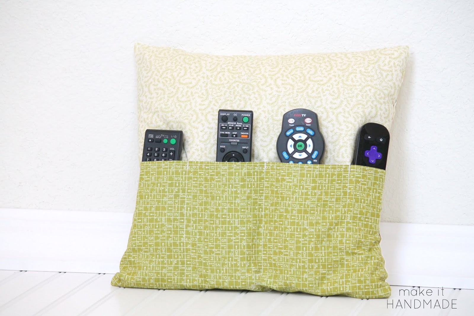 Make It Handmade The Remote Control Pillow