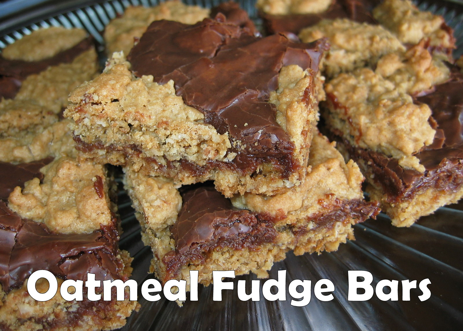 Pink Cookies with Sprinkles Oatmeal Fudge Bars....Oh so yummy!!