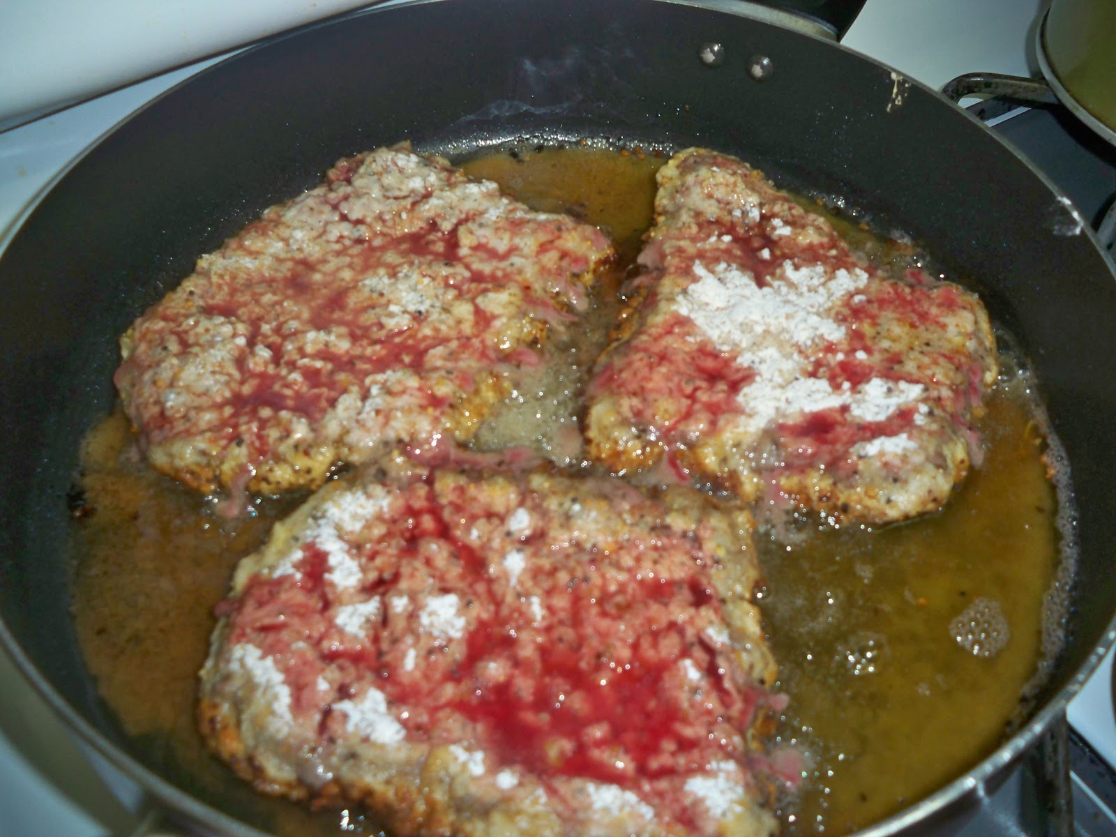 Gramma's in the kitchen Chicken Fried Cube Steak w/ milk gravy