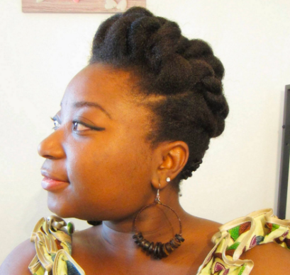 Protective Style Lookbook Easy Chunky Twists Updo Healthy