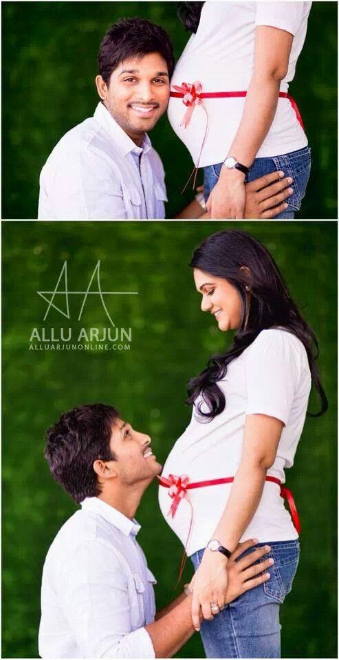 Allu Arjun WIth Wife-BABY BOY or BABY GIRl?? | Kothacinema