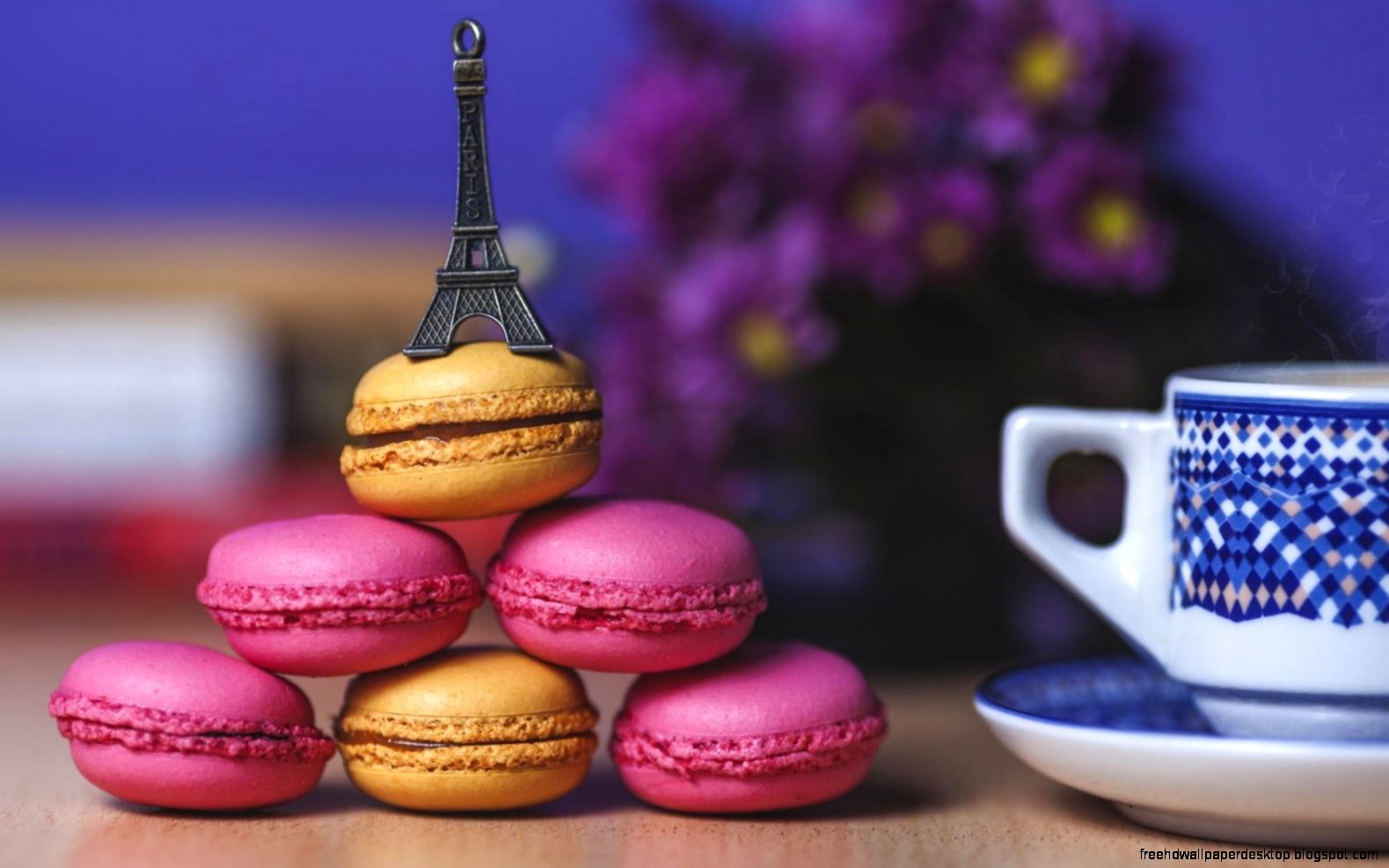 Cup Mug Cookies Macaroon Macaron Sweets Eiffel Tower wallpaper Cup Mug Cookies Macaroon Macaron Sweets Eiffel Tower wallpaper