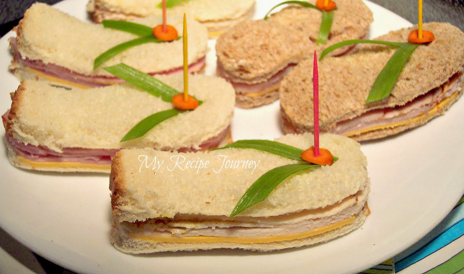 My Recipe Journey Flip Flop Sandwiches!