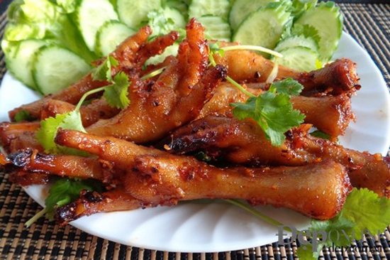 Ẩm thực Việt - Chân gà nướng