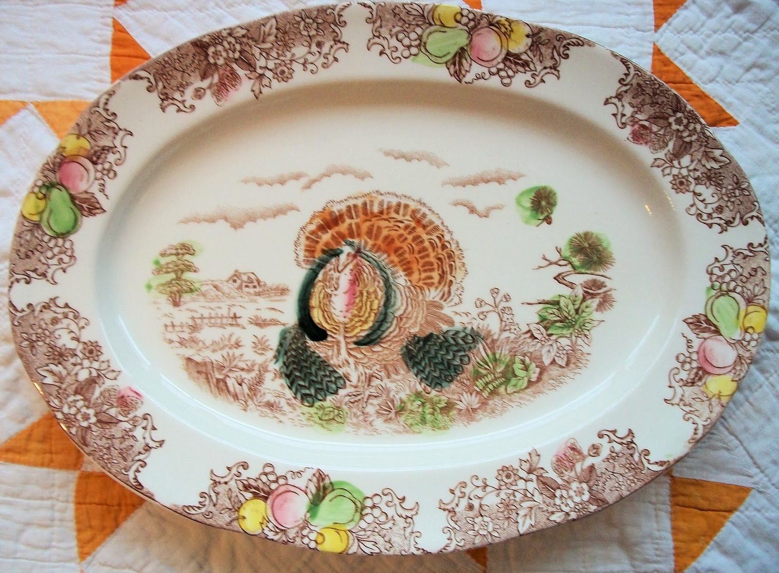 Gone To The Beach Turkey Plates Plates of Turkey Happy Thanksgiving