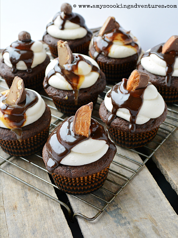 Candy Bar Cupcakes FoodNFlix