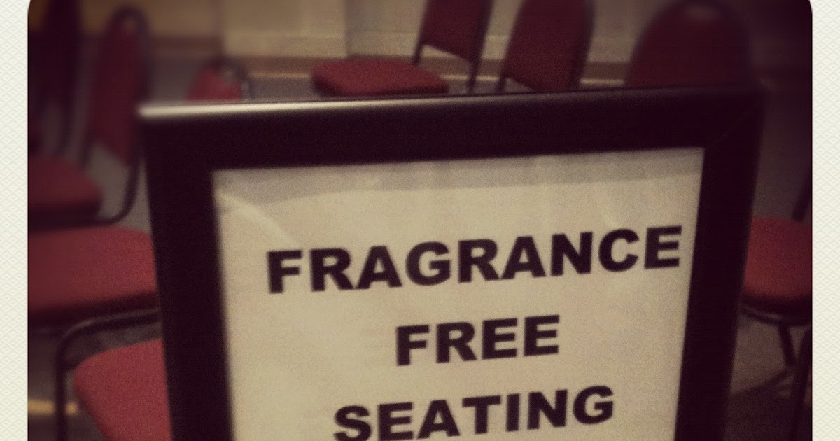 War on Headaches Fragrance Free Zone at Church