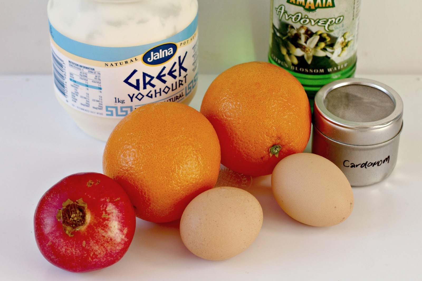 Milk and Honey Moroccan Orange Blossom and Cardamom Yoghurt Cake