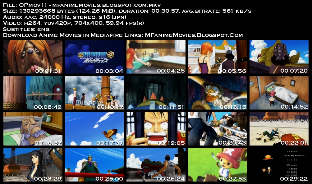 One Piece Movie 11 Mugiwara Chase Free Download