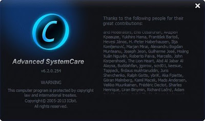Advanced SystemCare Pro 6.2.0.254 Final Screenshots