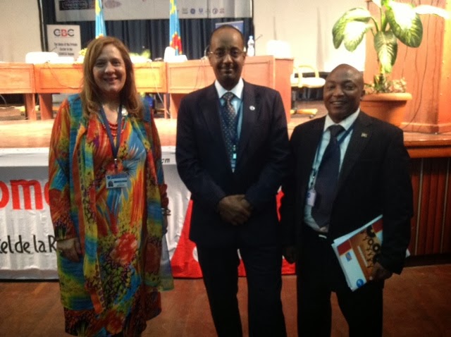 Dr. Amany Asfour, Chair, CBC,Mr. Admassu Tadesse,  PTA Bank President and Mr. Richard N. Muteti SME