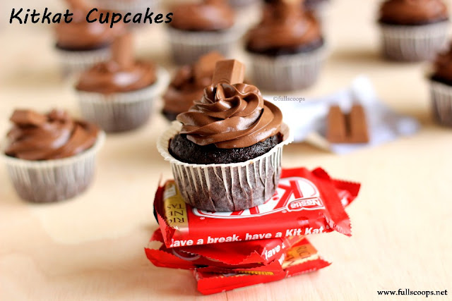 KitKat Cupcakes