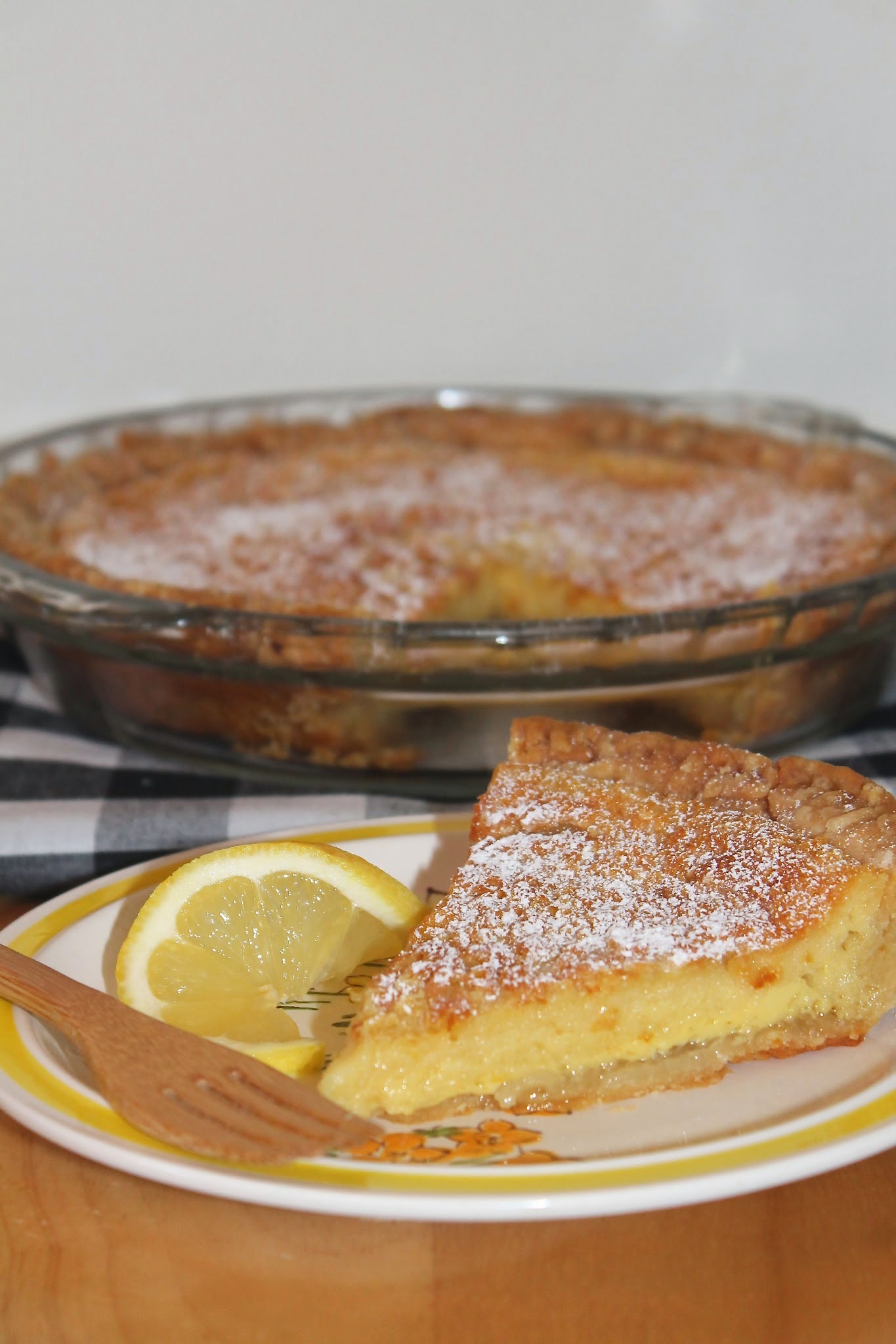 Savory Moments Lemon buttermilk pie