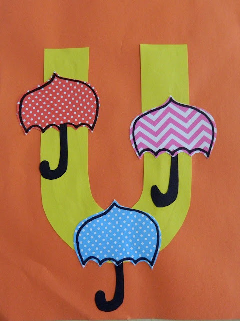 the vintage umbrella: Preschool Alphabet projects... Q-Z
