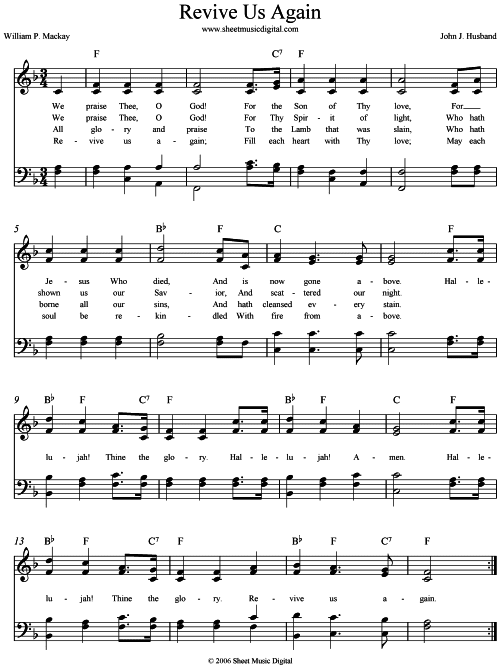 Revive Us Again - Lyrics, Hymn Meaning and Story